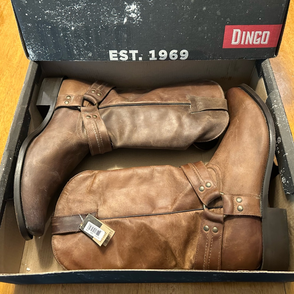 Dingo Hombre Men’s leather western boots size 12D